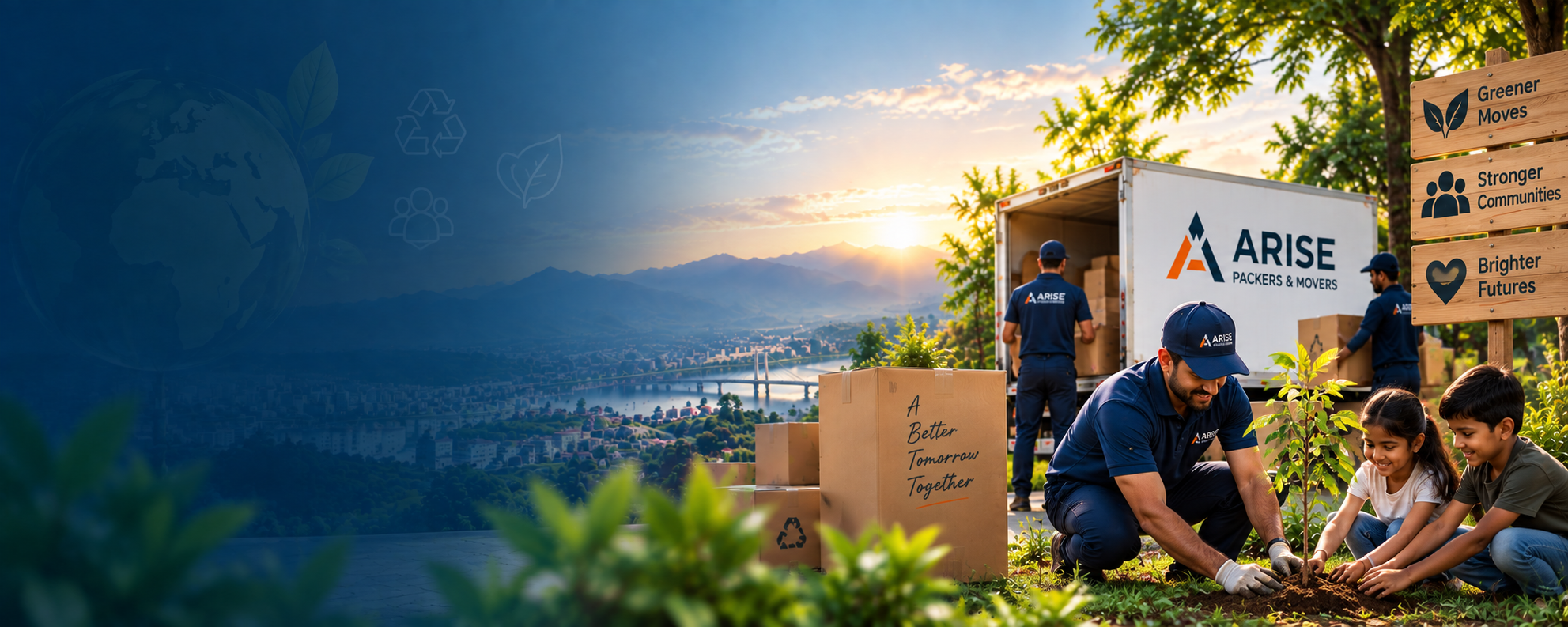 Arise Packers and Movers Corporate Social Responsibility and sustainability initiatives in Siliguri