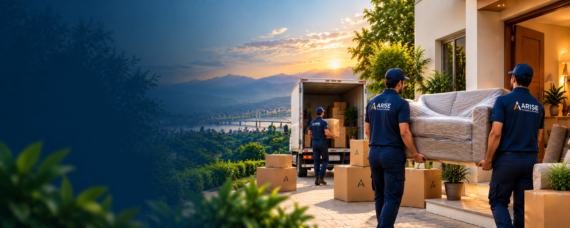 Arise Packers and Movers professional packing, loading, and pan-India relocation fleet operating from Siliguri